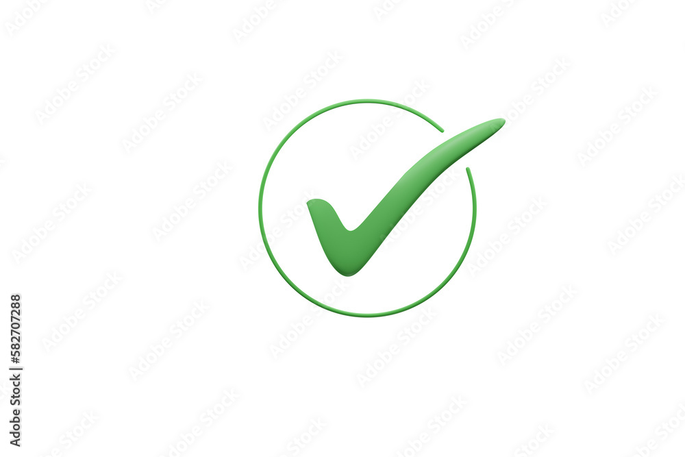 Yes, ok, mark, check, tick, icon, confirms, background, 3D, green Yes, ok, mark, check, tick, icon, confirms, background, 3D, green