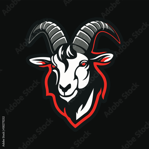 goat logo vector
