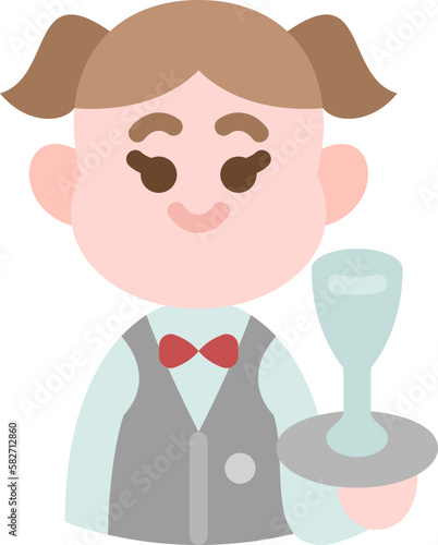 waitress  icon
