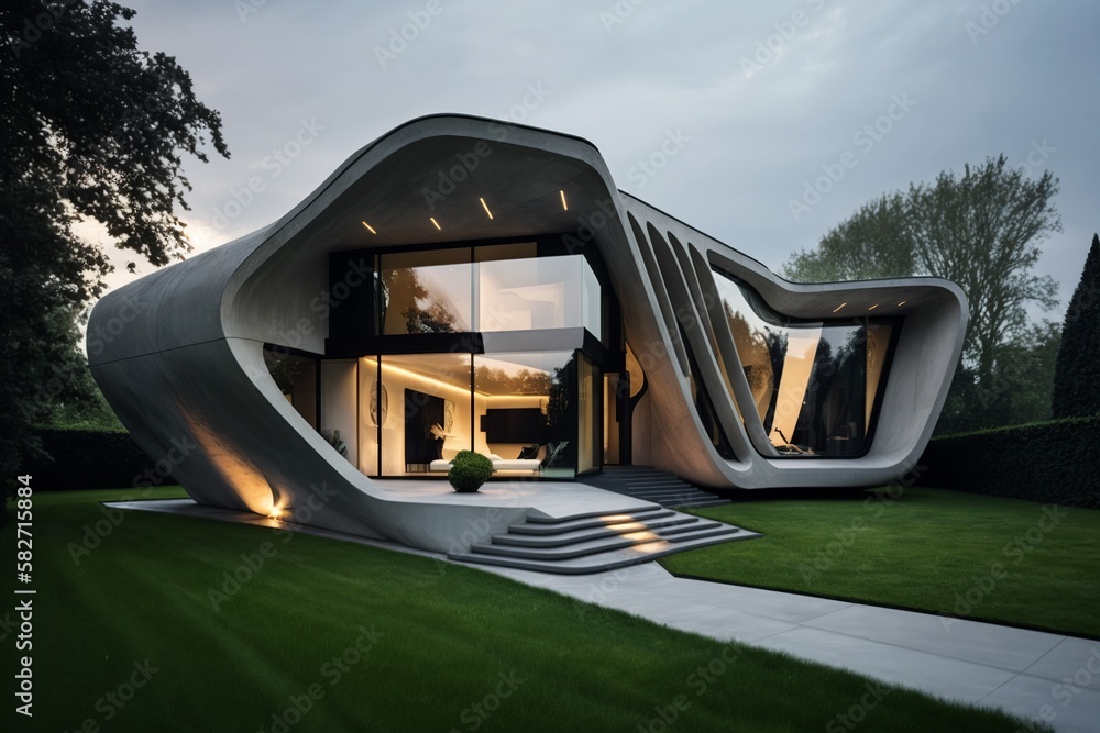 Snapshot of Glass House With A Rainwater Harvesting