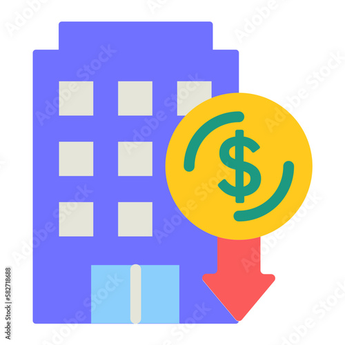 hotel recession icon