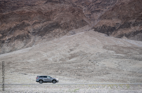 Alone Vehicle in Death Valley, California.