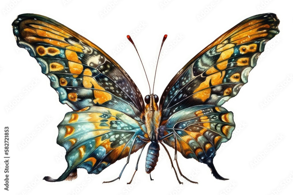 Fototapeta premium butterfly isolated on white