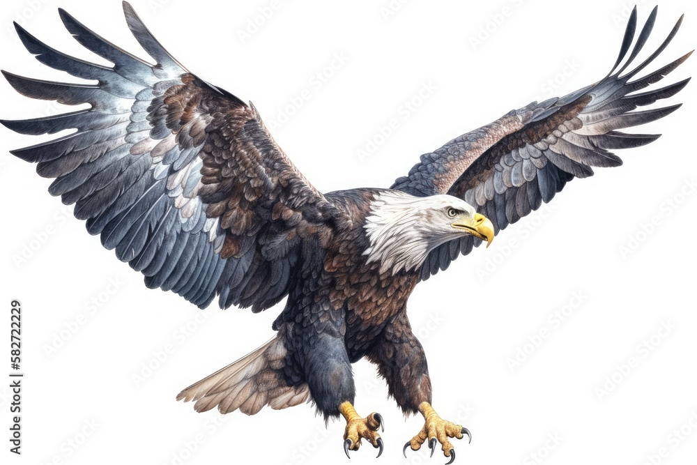 Obraz premium american bald eagle