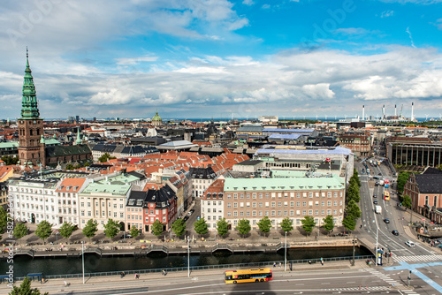 COPENHAGEN, DENMARK - AUGUST 25, 2015: Nikolaj, Copenhagen Contemporary Art Center, Denmark. Cityscape.