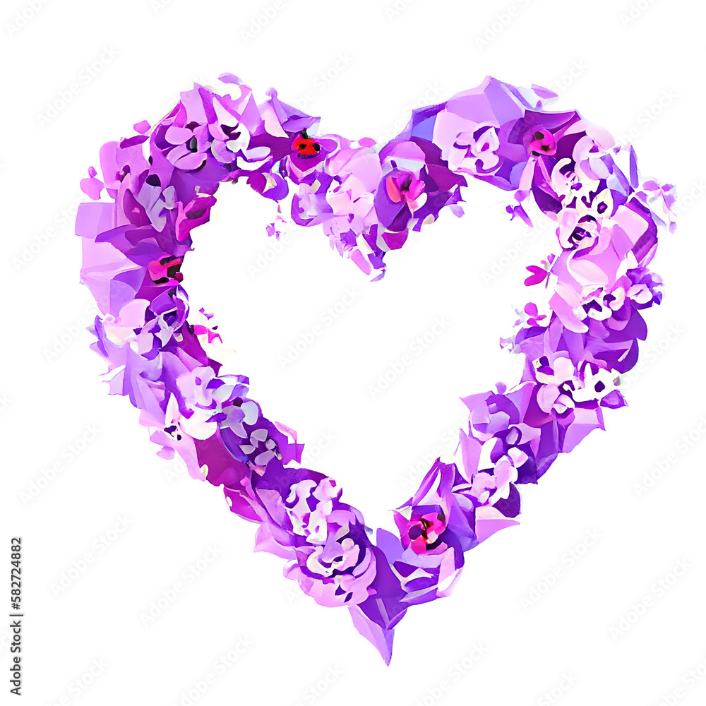 Blooming Love Purple Romance