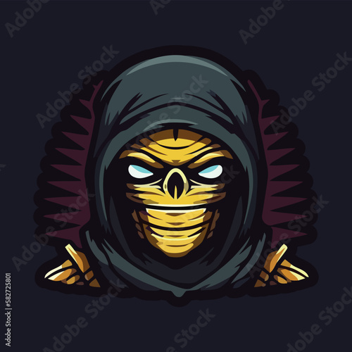 mummy esport logo vector