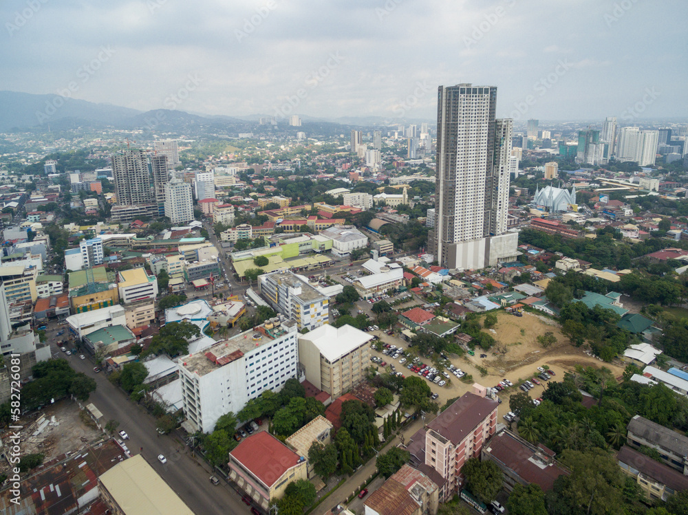Cebu City Cityscape. Province of the Philippines located in the Central Visayas