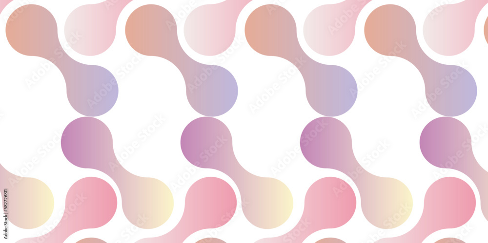  Abstract background colorful metaballs. Metaballs Seamless Pattern geometric wallpaper vector design.