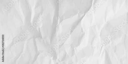 White creased crumpled paper sheet texture can be use as background. Ragged White Paper, white waxed packing paper texture.	