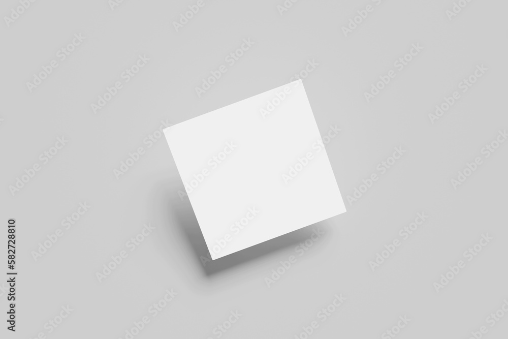 Square Business Card Blank Mockup Square Business Card Blank Mockup