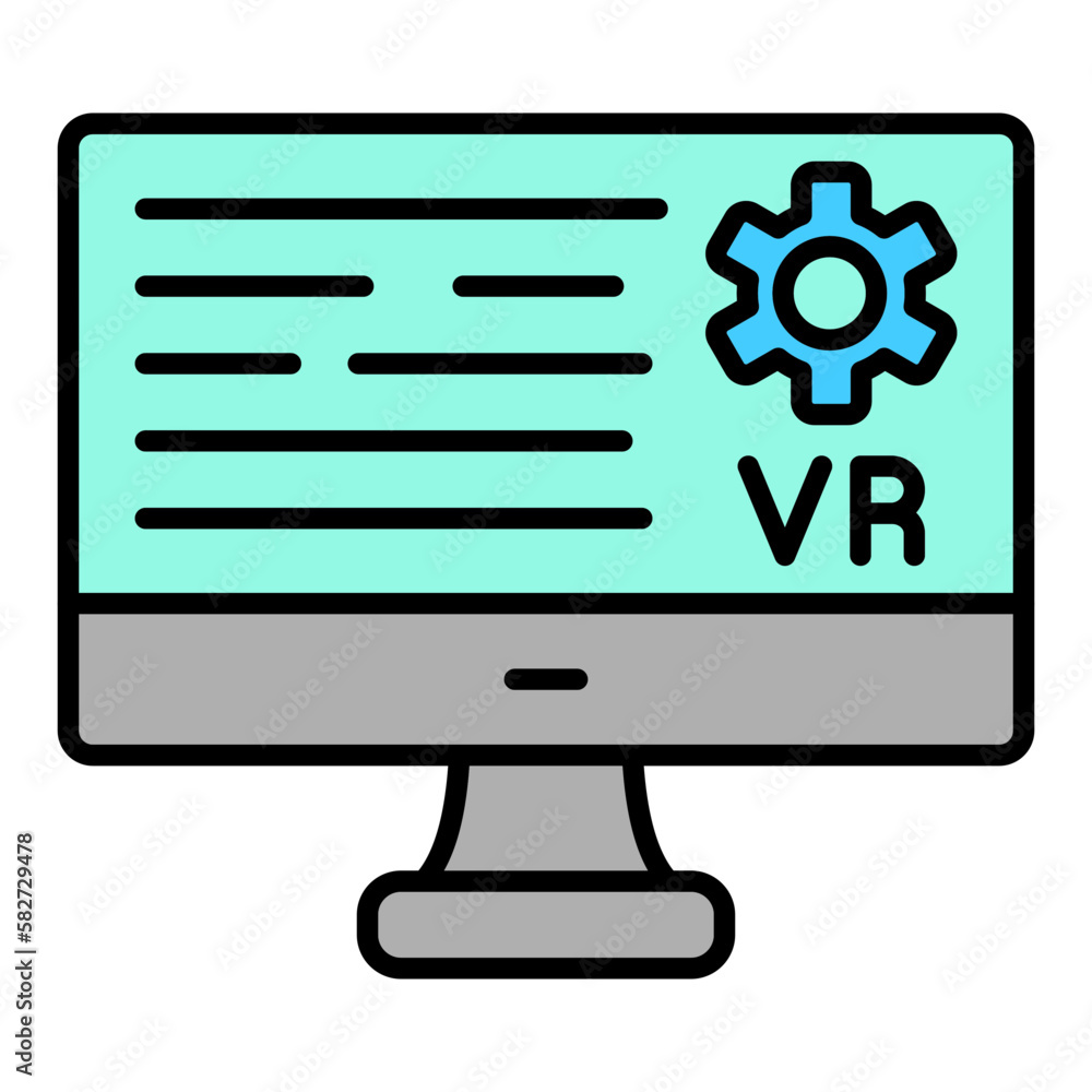 Software Filled Line Icon Software Filled Line Icon