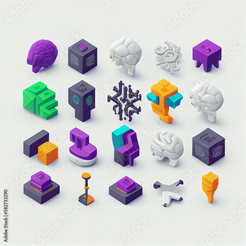 3D Icon of Intelligience