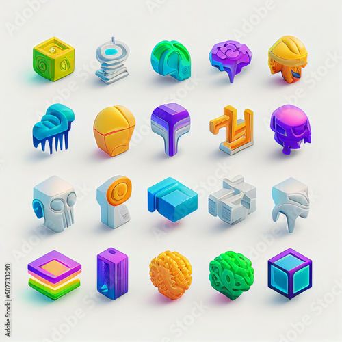 3D Icon of Virtual Reality