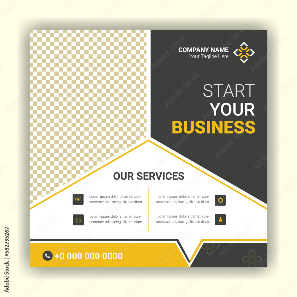 Corporate Business Social Media Post Templates Corporate Business Social Media Post Templates