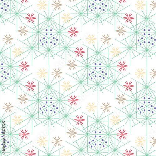 Vector printable cover pattern