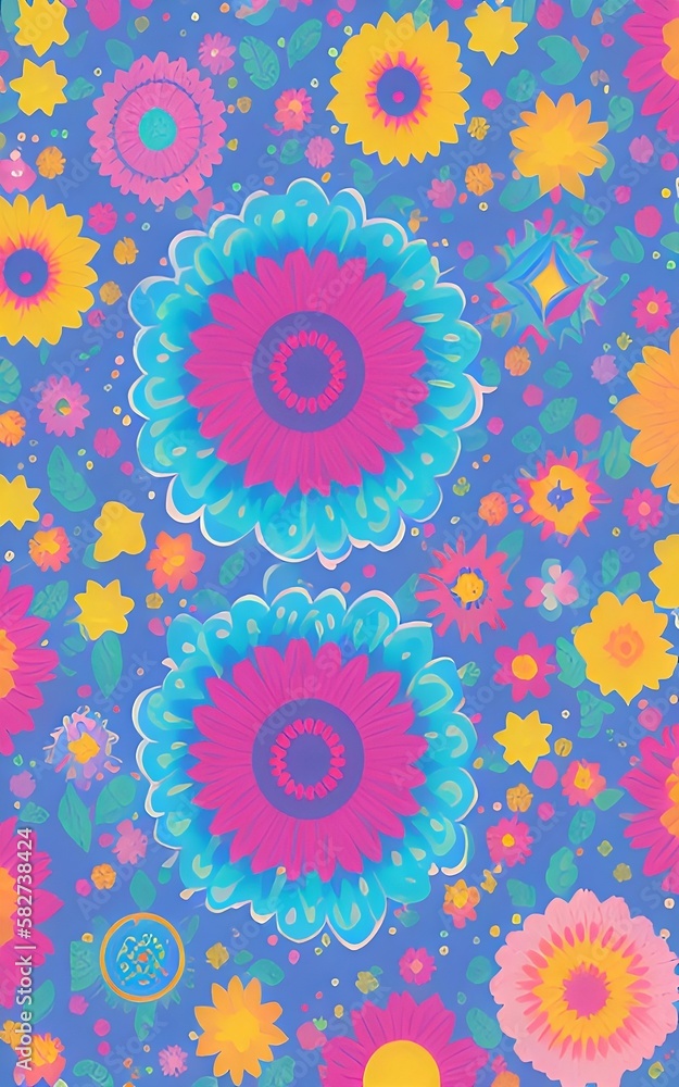 pattern with flowers pattern with flowers
