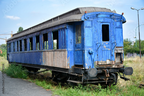 old wagon on the railway © Predrag