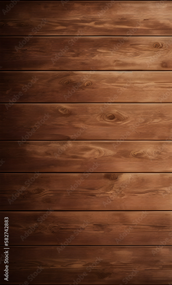 Obraz premium AI Digital Illustration Wooden Table Background Top View