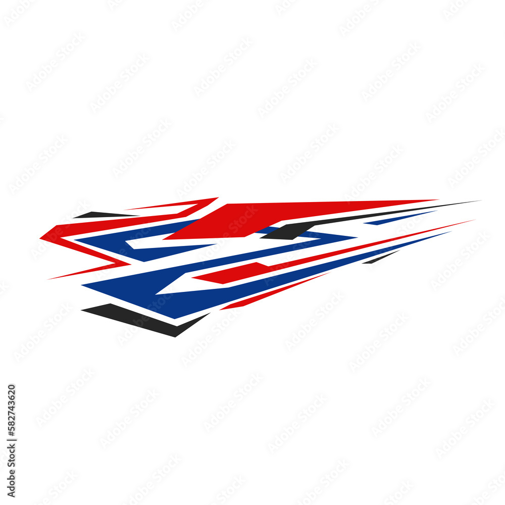 car livery sticker decal background design Stock Vector | Adobe Stock