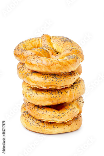 Stack of freshly baked gold...