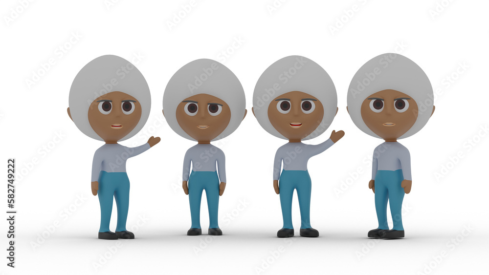 3d people in a row 3d people in a row