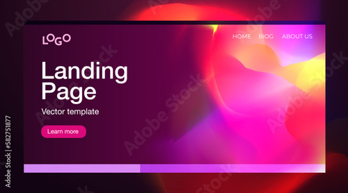 Dynamic style banner design. Colorful elements with gradients. Creative illustration for poster, web, landing, page, cover, ad, greeting, postcard, promotion.