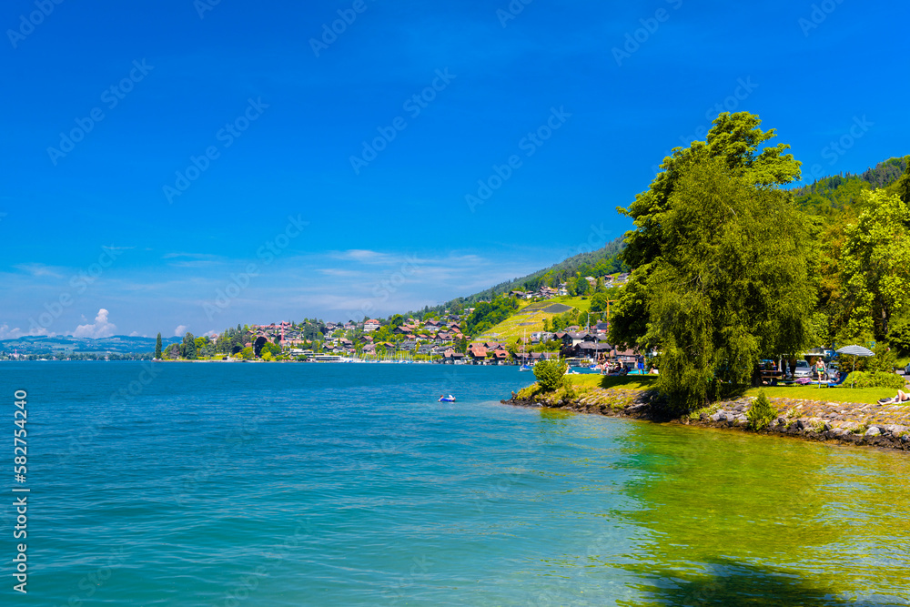 Lake Thun, Thunersee Bern Switzerland