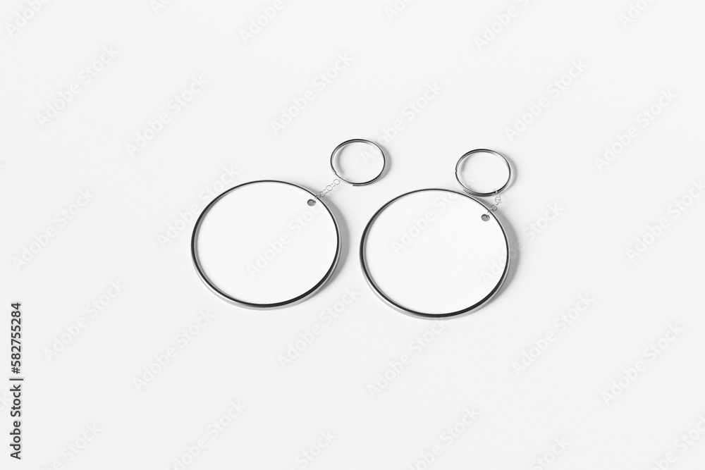 Circular Metal Keychain Mockup Circular Metal Keychain Mockup