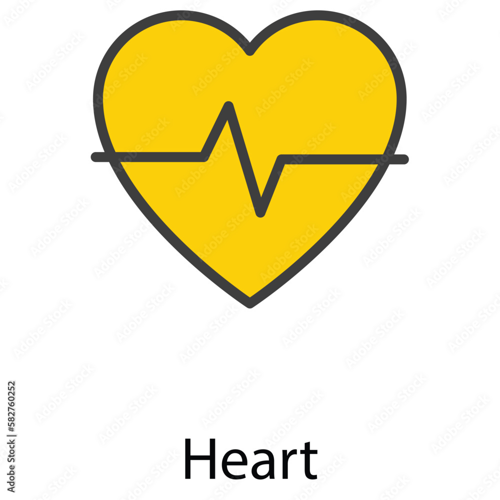 Heart icon design stock illustration Heart icon design stock illustration