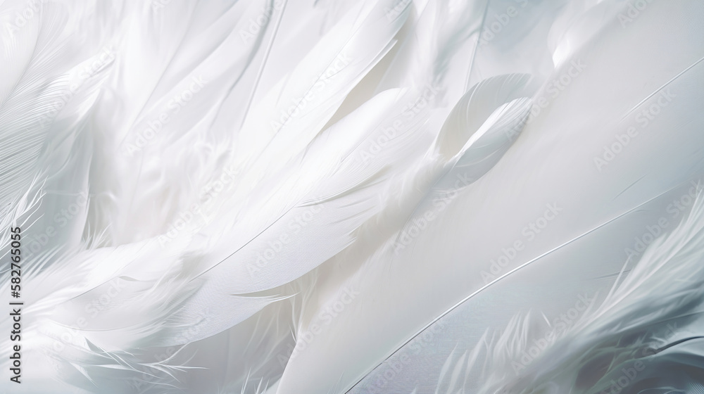 white dove feathers background, generative ai white dove feathers background, generative ai