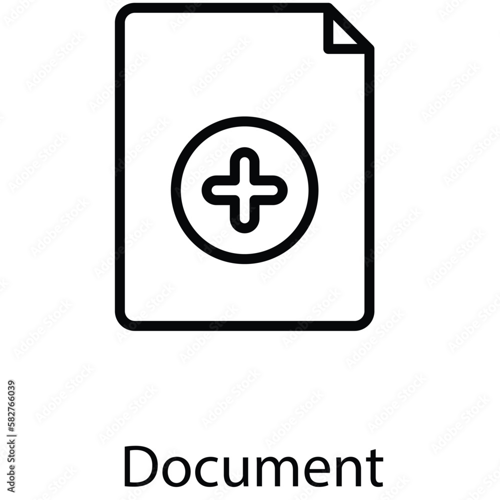 Document icon design stock illustration Document icon design stock illustration