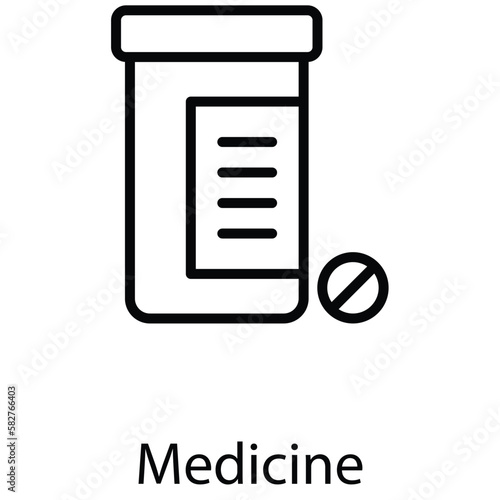 Medicine icon design stock illustration