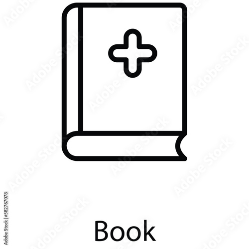 Book icon design stock illustration