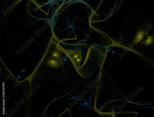 Imaginatory fractal abstract background Image