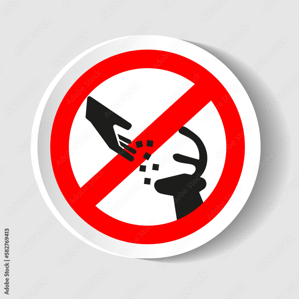 Do not feed the deer ban mark. Vector illustration Do not feed the deer ban mark. Vector illustration