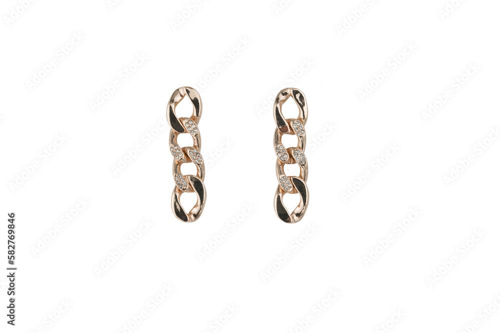 beautiful errings isolated on background. beautiful errings isolated on background.