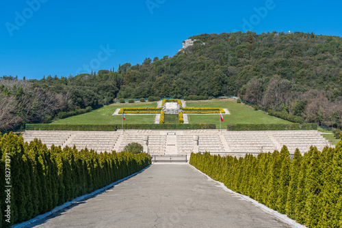 Polish world war ii memorial in Montecassino, Lazio, Italy. photo