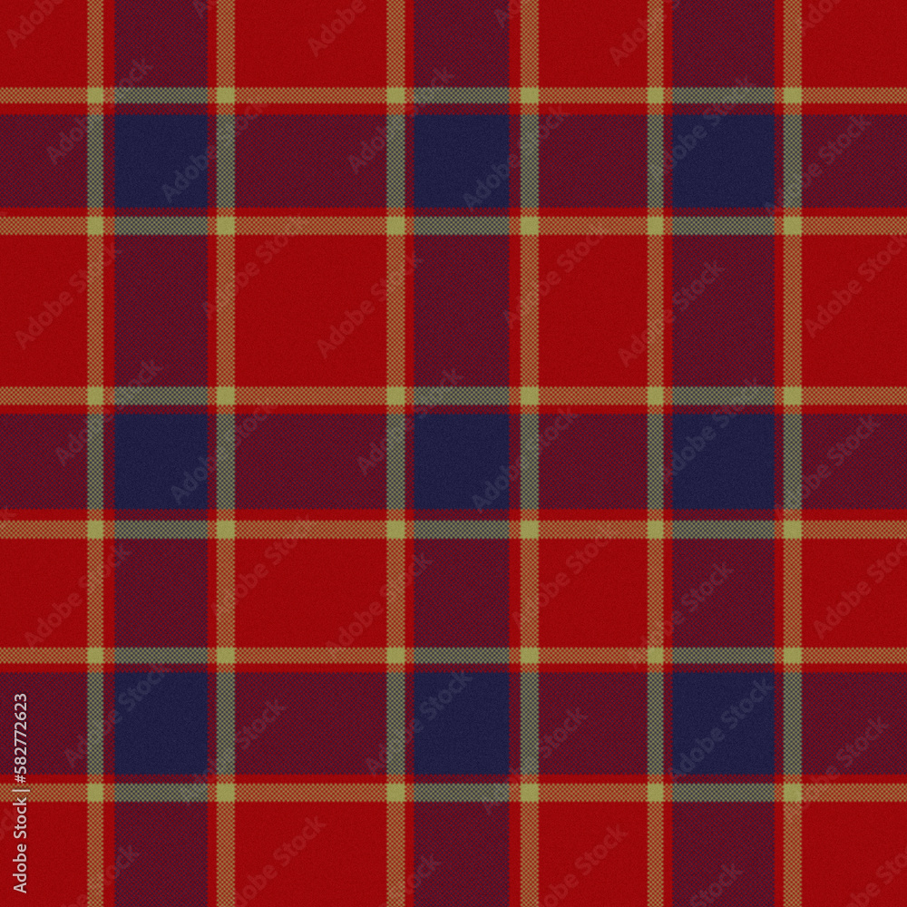 Obraz premium orange brown blue plaid