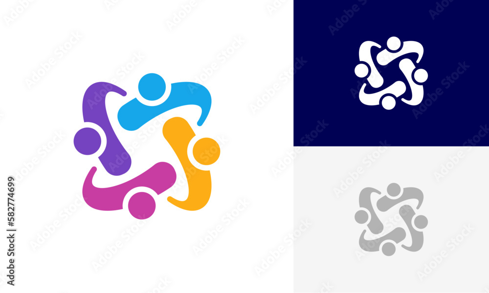 community logo, social community logo, global community logo, human family logo icon design vector community logo, social community logo, global community logo, human family logo icon design vector