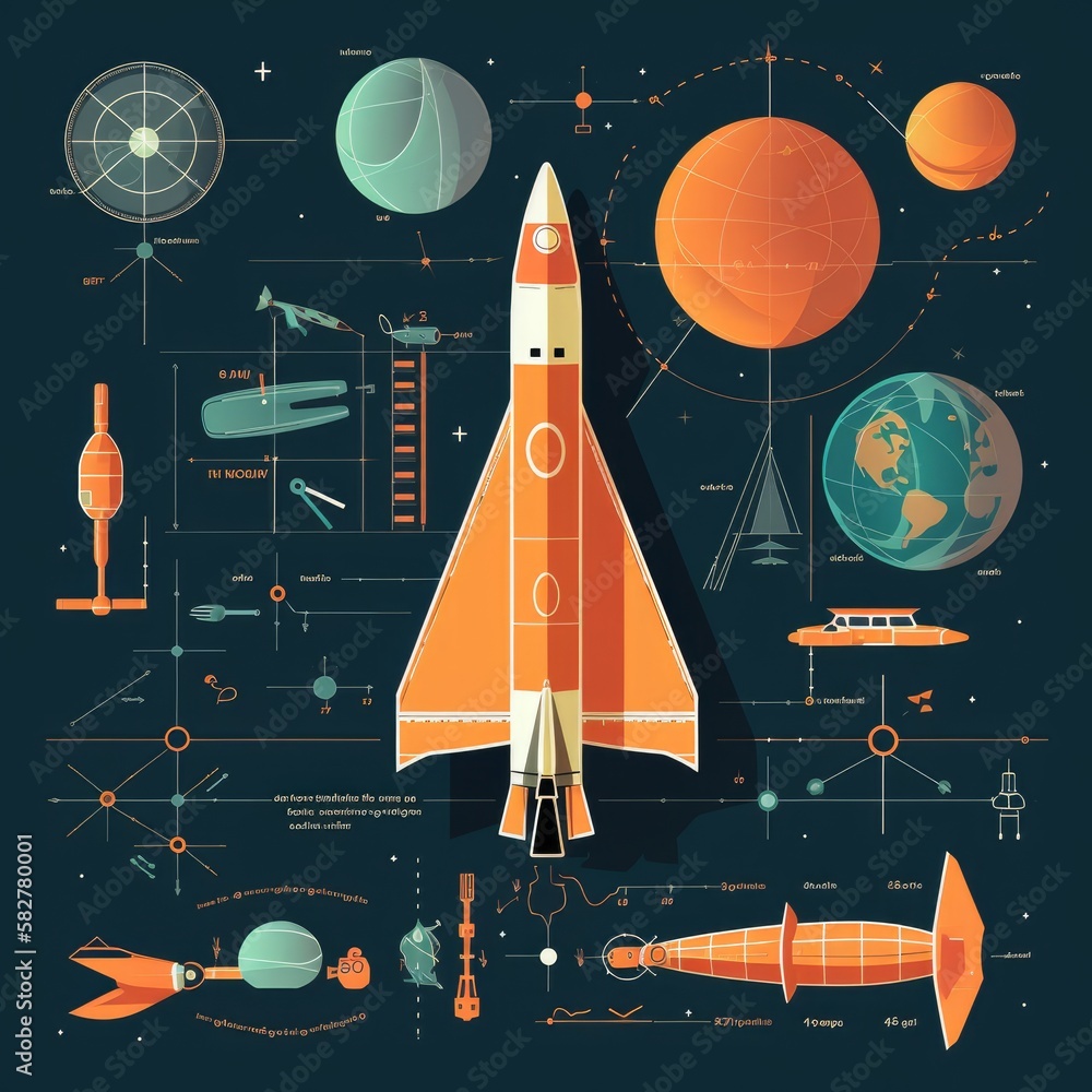 Exploring the Depths of Rocket Science A Creative Depiction of Math, Physics, and Rockets