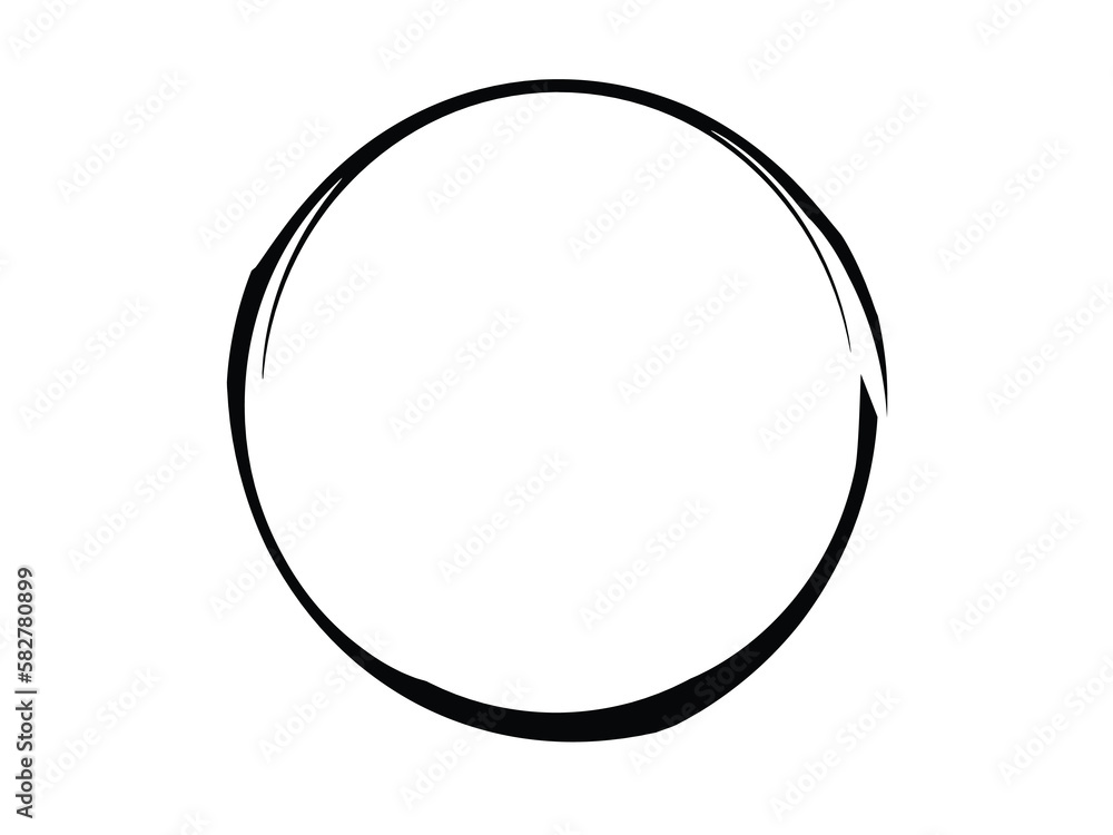 Grunge circle made of black paint.Grunge circle made of black ink. Grunge circle made of black paint.Grunge circle made of black ink.