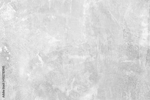 Stampa su tela Old wall texture cement dirty gray with black  background abstract grey and silver color design are light with white background