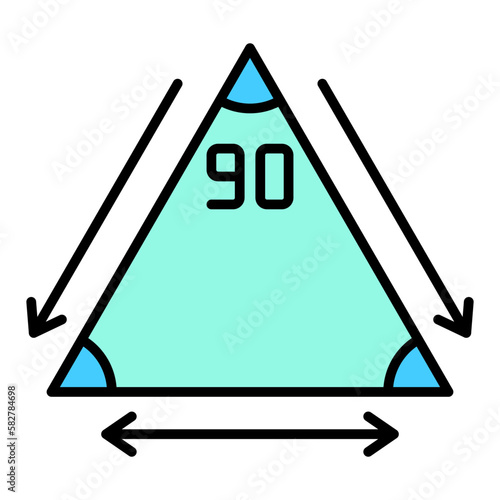 Vertex Filled Line Icon