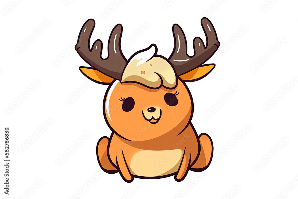 cute deer vector illustration cute deer vector illustration