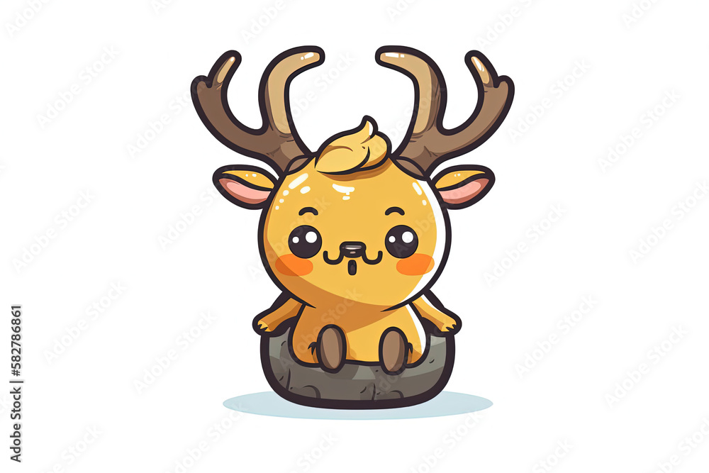 cute deer vector illustration cute deer vector illustration