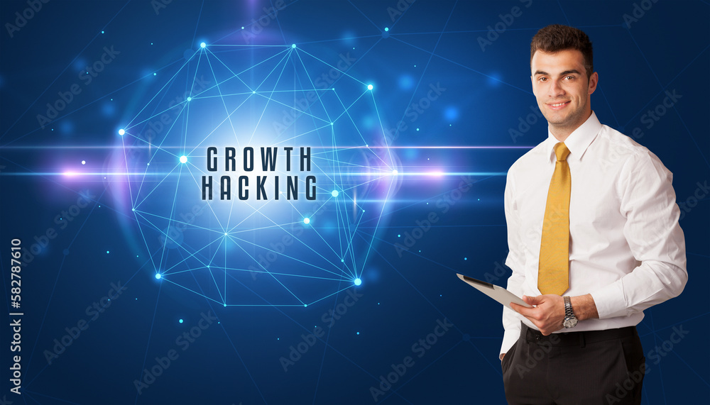 businessman thinking about security concept businessman thinking about security concept