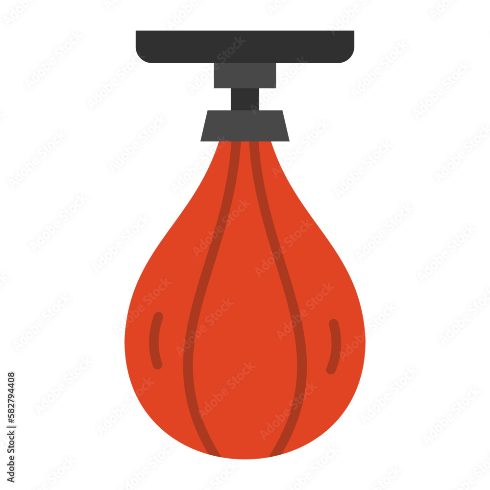 Boxing Bag Flat Icon