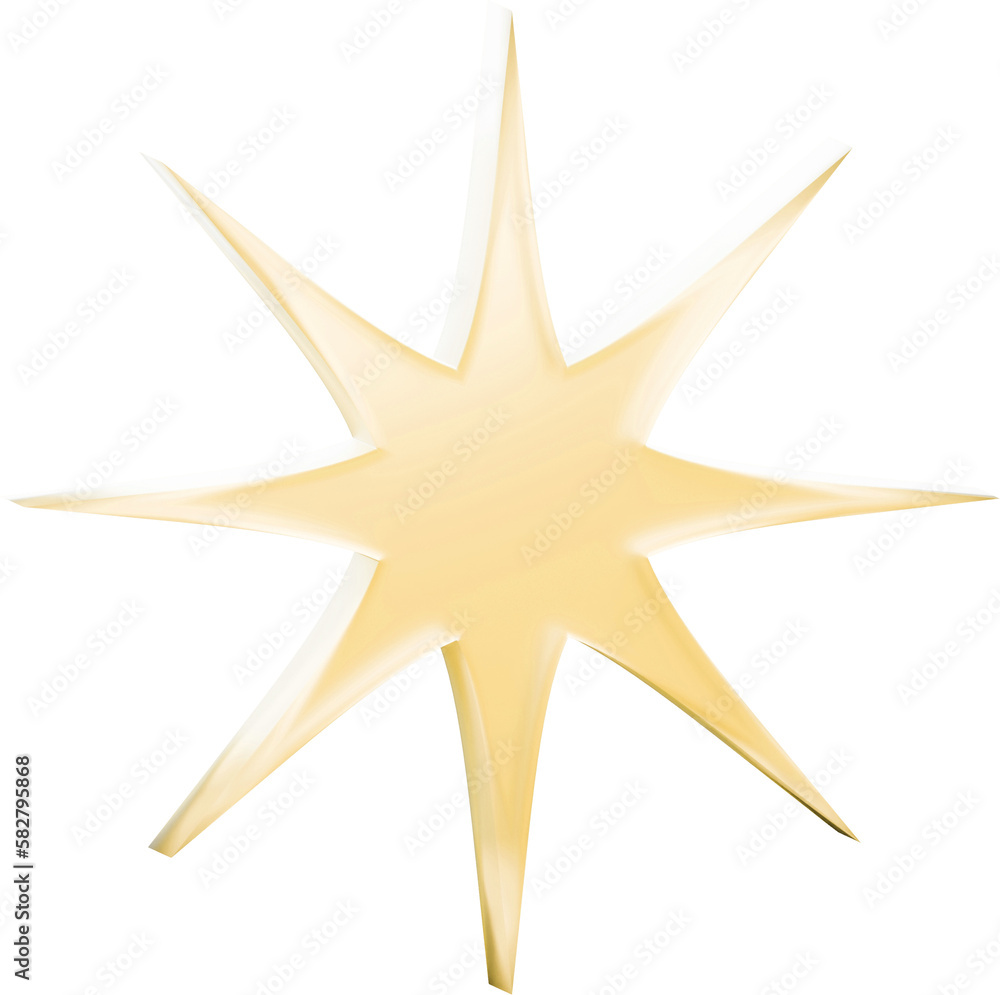 3D Sparkles Stars isolated. Set of twinkling stars. 3D Sparkles Stars isolated. Set of twinkling stars.