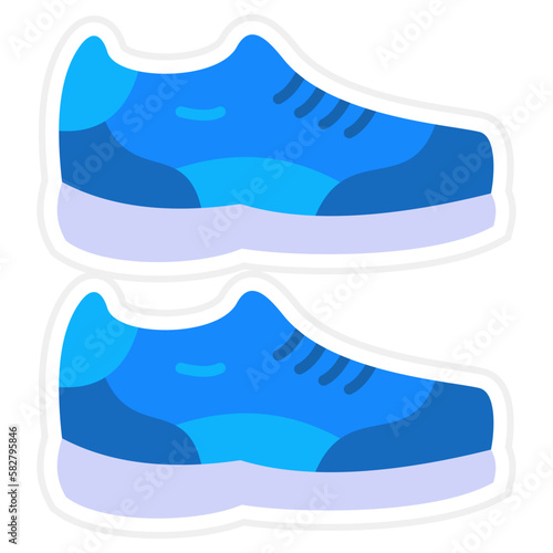 Shoes Sticker Icon